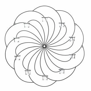 Pinwheel Candle Wall Sconce