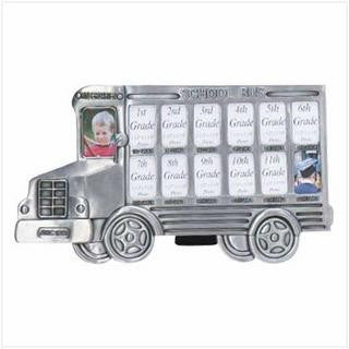 School Bus Picture Frame